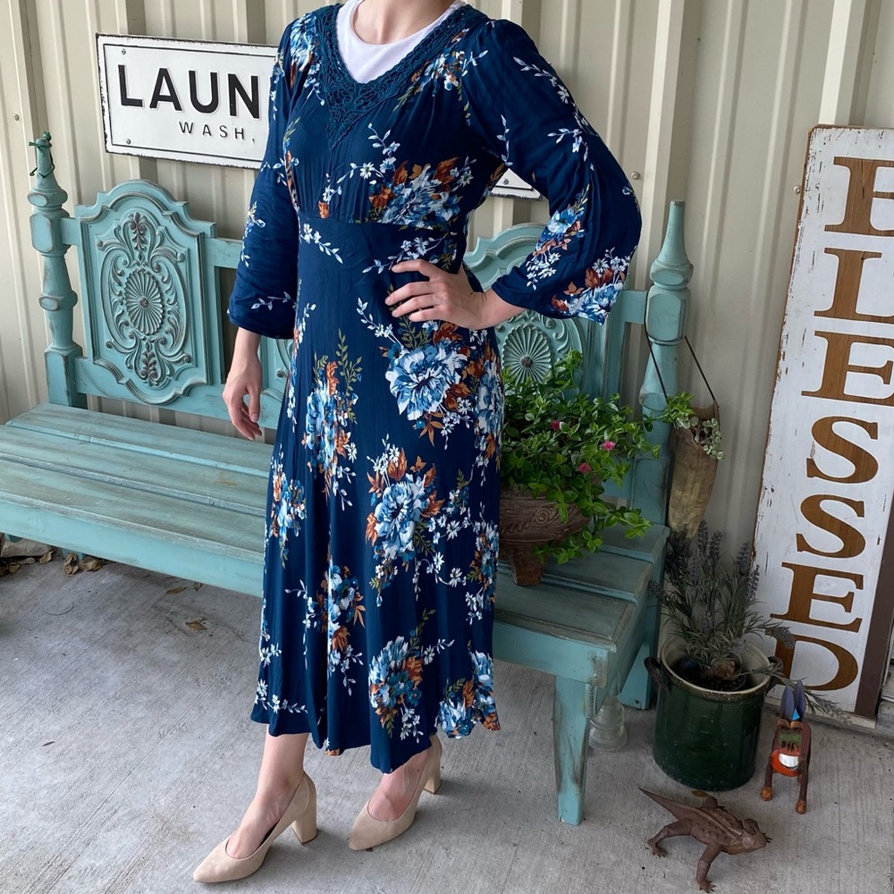 Floral maxi dress